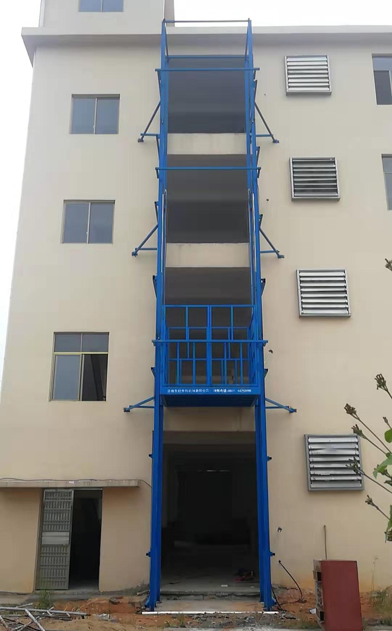 滁州室外导轨式升降平台